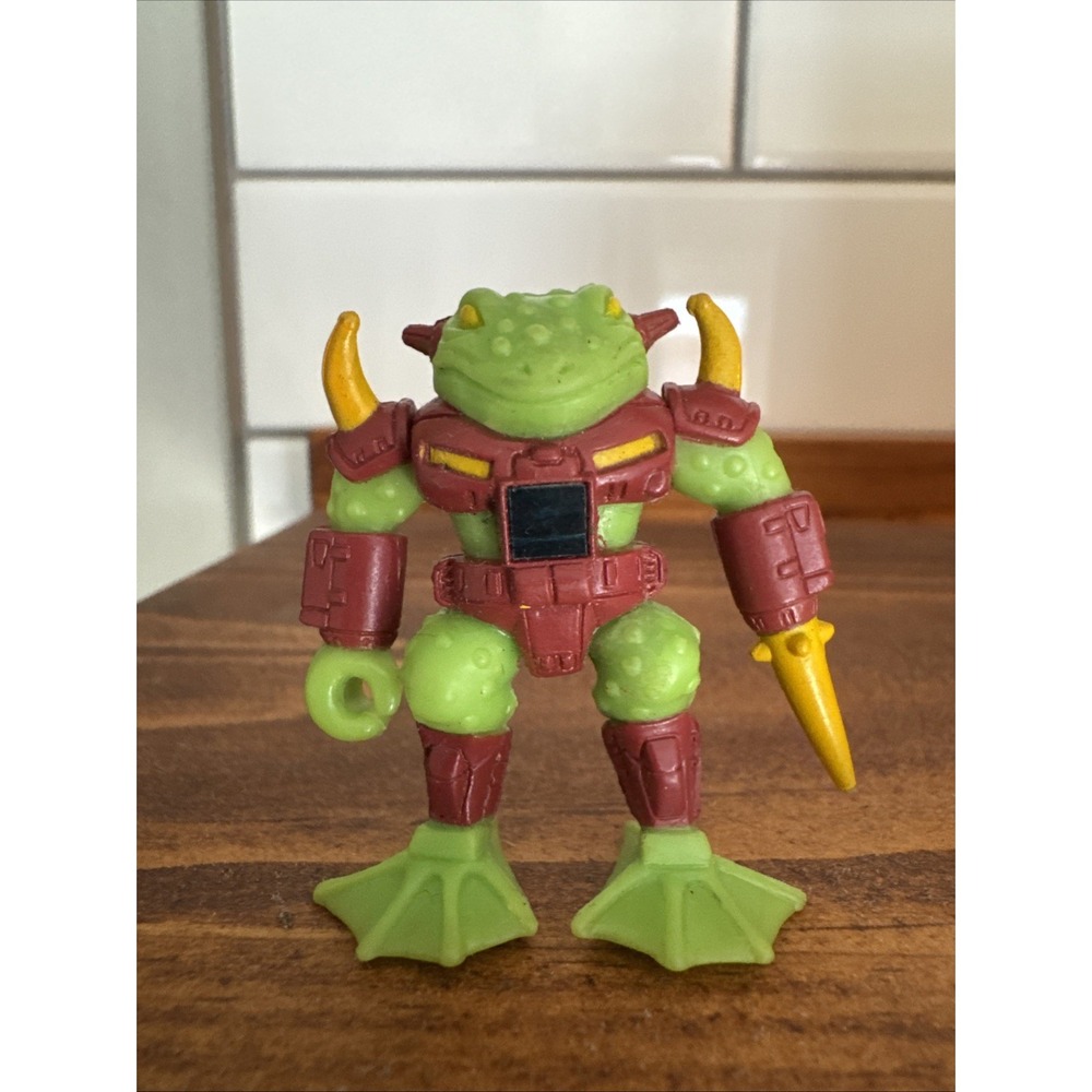 Vintage 1986 Battle Beast Figure #07 Horny Toad - Hasbro Takara Rub